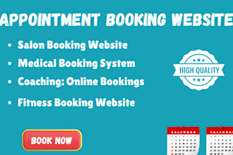 build appointment booking website for your coaching services