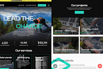 design a professional solar website, wordpress and generate solar leads for you