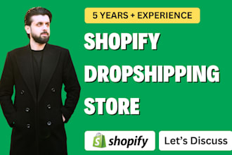 build fully automated dropshipping shopify store shopify website