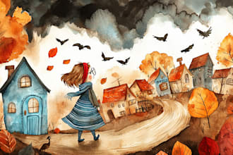 children book illustration and children book illustration