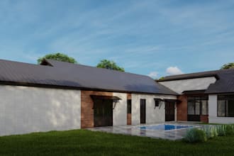 redesign residence house, functional room interior, cgi villa, suit, resort home