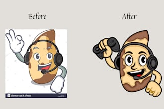 convert your logo, image or sketch into a clean vector