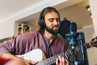 be your male classical singer and ghostwriter in salsa bop punjabi edm dance