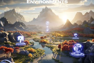 expertly design environmental scenes or levels in ue5