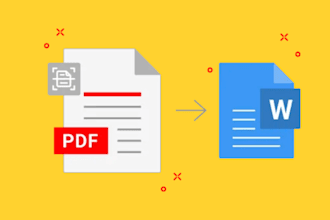 convert pdf to word editable and scanned pdf to word