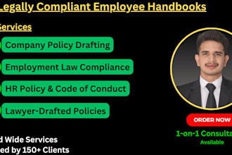 draft legally compliant employee handbook for your business