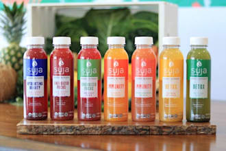 golden glow a premium cold pressed juice bottle design