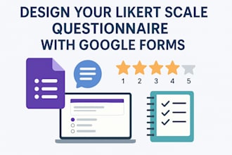 create a likert scale questionnaire using google forms