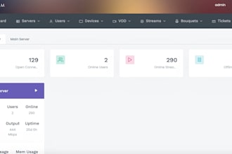 create a blazing fast and secure iptv server with xui one panel and drm setup