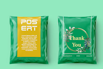 do polybag packaging designs, polymailer bag, shipping and parcel bag design