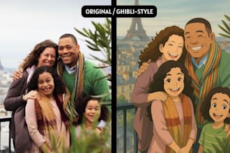 turn your photo into a lovable and memorable anime style art