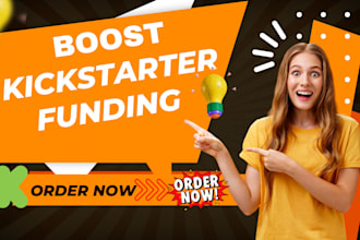 do kickstarter crowdfunding campaign creation and promotion to backers list