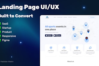 design a high converting landing page for your saas, product or service