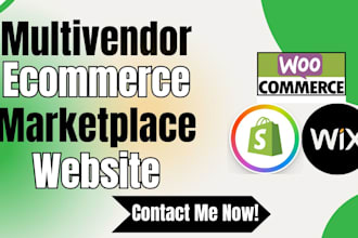build shopify multivendor ecommerce marketplace website development redesign