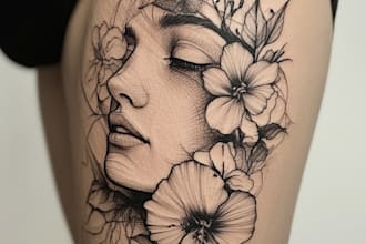 draw a custom tattoo design for you