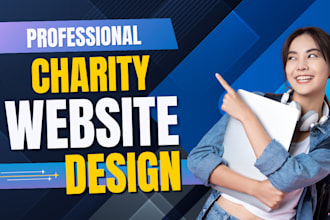 design a stunning charity website that drives donations and engagement