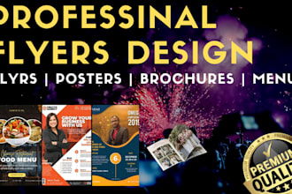 design your urgent flyer or poster within 6 hours