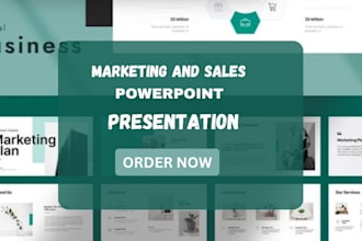design powerpoint presentation, tedx and marketing presentation for businesses