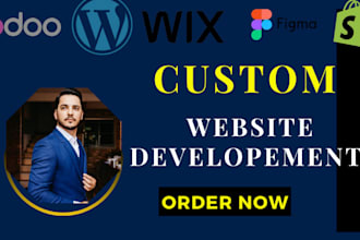 be your full stack backend frontend odoo figma wix shopify website developer