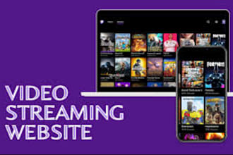 develop live streaming app video streaming app streaming website streaming app