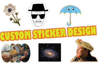 design custom sticker for you