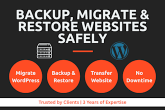 migrate, backup,  or transfer your wordpress website