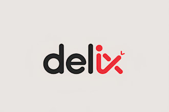design unique minimalist business logo with free source file