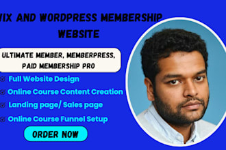 wix membership site, gohighlevel membership, wix online course, memberpress