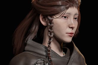do 3d character modeling 3d metahuman game realistic character game art 3d asset
