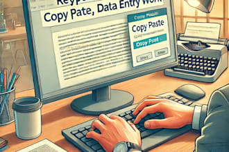 ms word retyping work