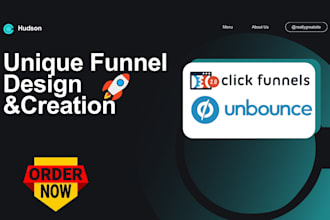 build clickfunnel, unbounce landing page, membership, webinar funnel, campaign