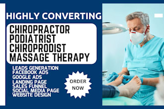 generate chiropractor lead massage therapy podiatrist pediatric kinesology leads