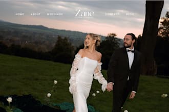 do pixieset wedding showit online booking website photography website