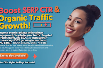 boost serp CTR, organic traffic, and visibility on google search console