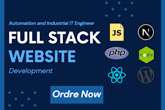 develop business websites as a full stack web developer