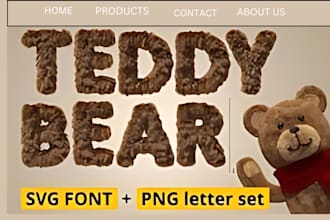 design a glamorous teddy bear shopify store baby toys, kids gift website