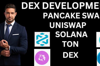 fork pancake swap, uniswap, dex, defi on evm, solana, ton