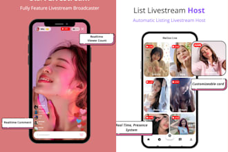 develop live streaming app live streaming website video streaming app