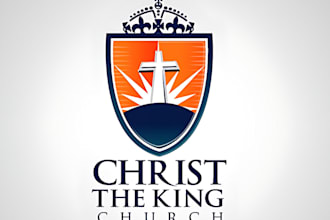 do eye catching religious, ministry church or christian logo