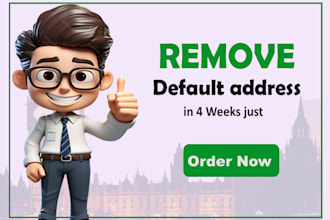 remove default office address for your UK company