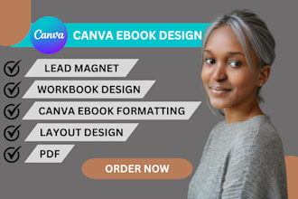 canva ebook formatting layout design lead magnet workbook, canva ebook design