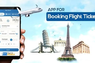 a flight booking app, airline booking app ticket booking app