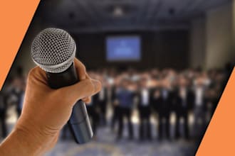 coach or guide you with public speaking