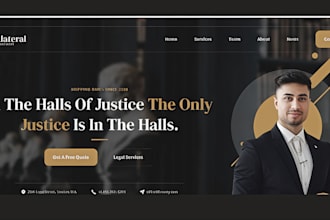 law firm website lawyer notary business development insurance website
