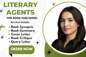 find elite literary agent for your book manuscript write synopsis query letter