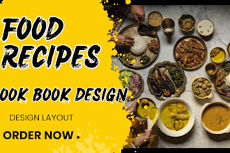 cook book recipe design layout food book writer ebook formatting recipe creation
