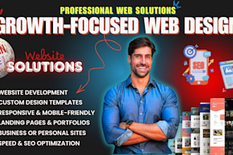 build rebuild full stack website development, front end, backend, custom website