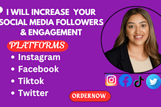 boast social media and increase followers