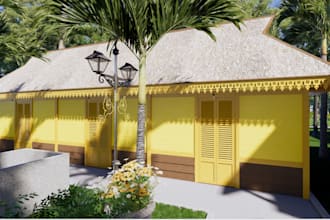 revamp backyard landscape luxury house design, exterior villa,decorate furniture