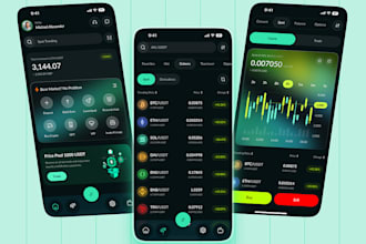 build cryptocurrency app, exchange app, payment app, fintech app, trading app